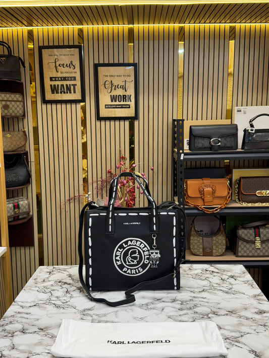 KAL LAGEELD PARIS NOUVEAU LEATHER TOTE Women Bag