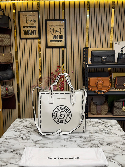 KAL LAGEELD PARIS NOUVEAU LEATHER TOTE Women Bag