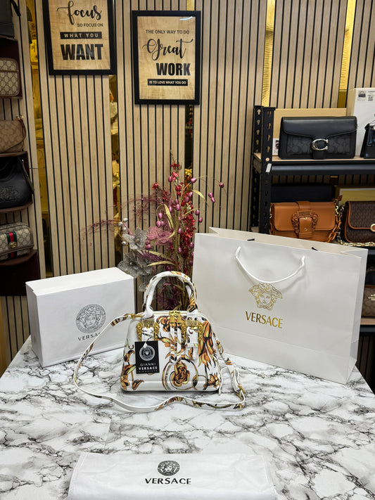 VERSE JENS COUTURE LOGO PLAQUE FOLDOVER SHOULDER BAG WITH OG BOX AND CARRY Women Bag