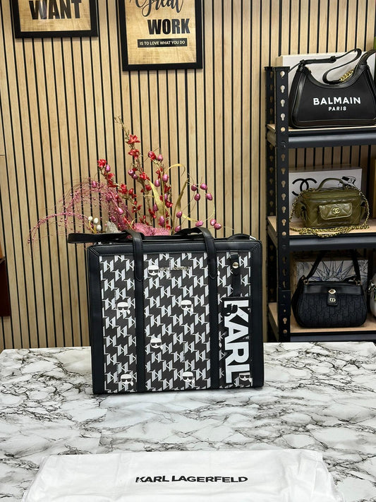 KAL LARFELD PREMIUM SIGNATURE TOTE Women BAG